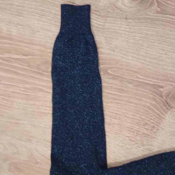 Little Marc Jacobs shimmery sparkle navy blue ruffle cardigan sweater snap up 5 - Picture 13 of 16